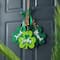 Glitzhome® 18.5" St. Patrick's Wooden Shamrock Door Hanger
